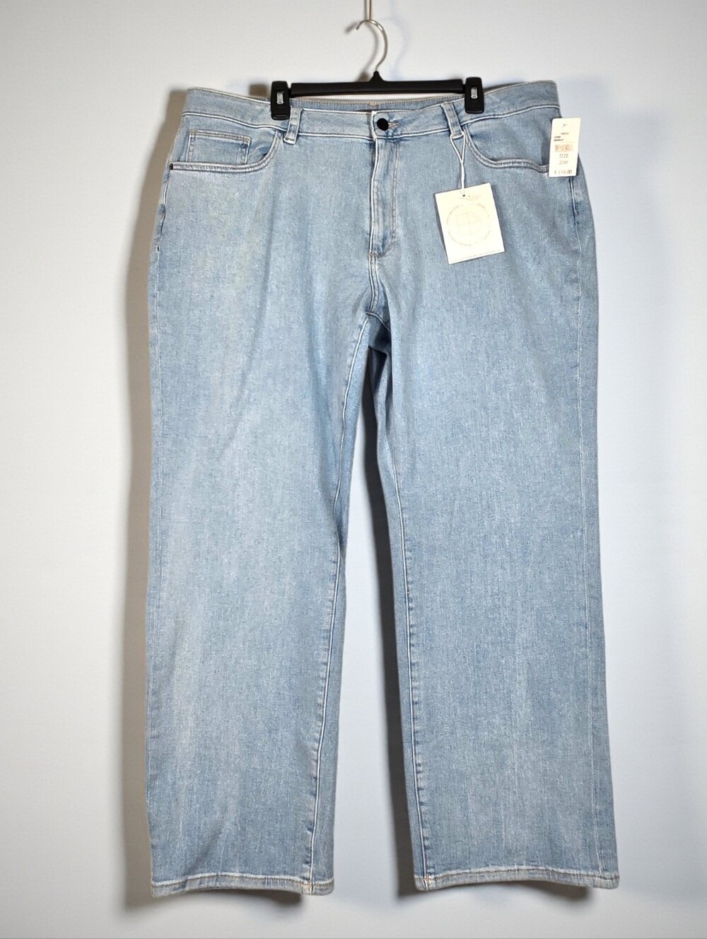 DL1961 Patti Straight Leg Jean High Rise Vintage Light Blue Size 20W NEW $199